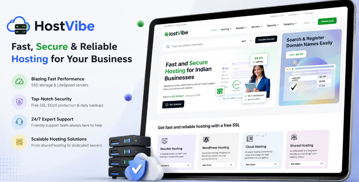Hostvibe Hosting Theme